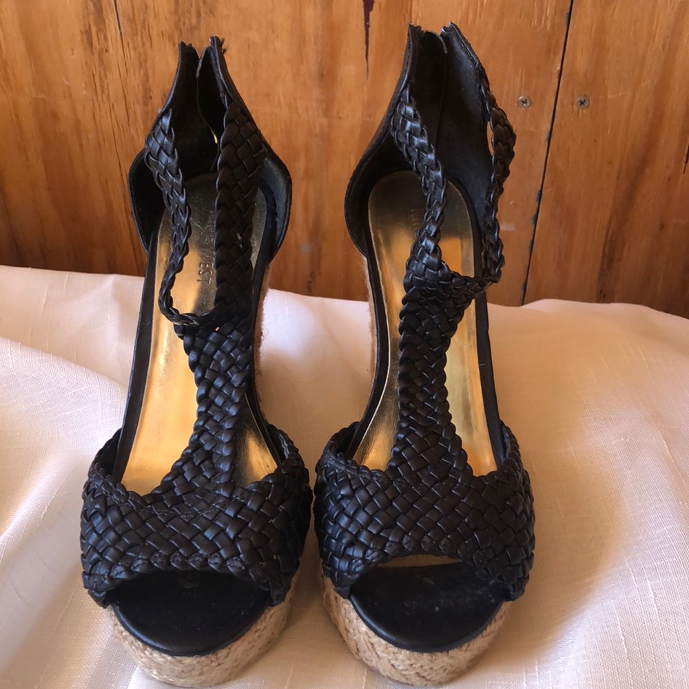 Nine West woven wedges - Picture 3 of 5